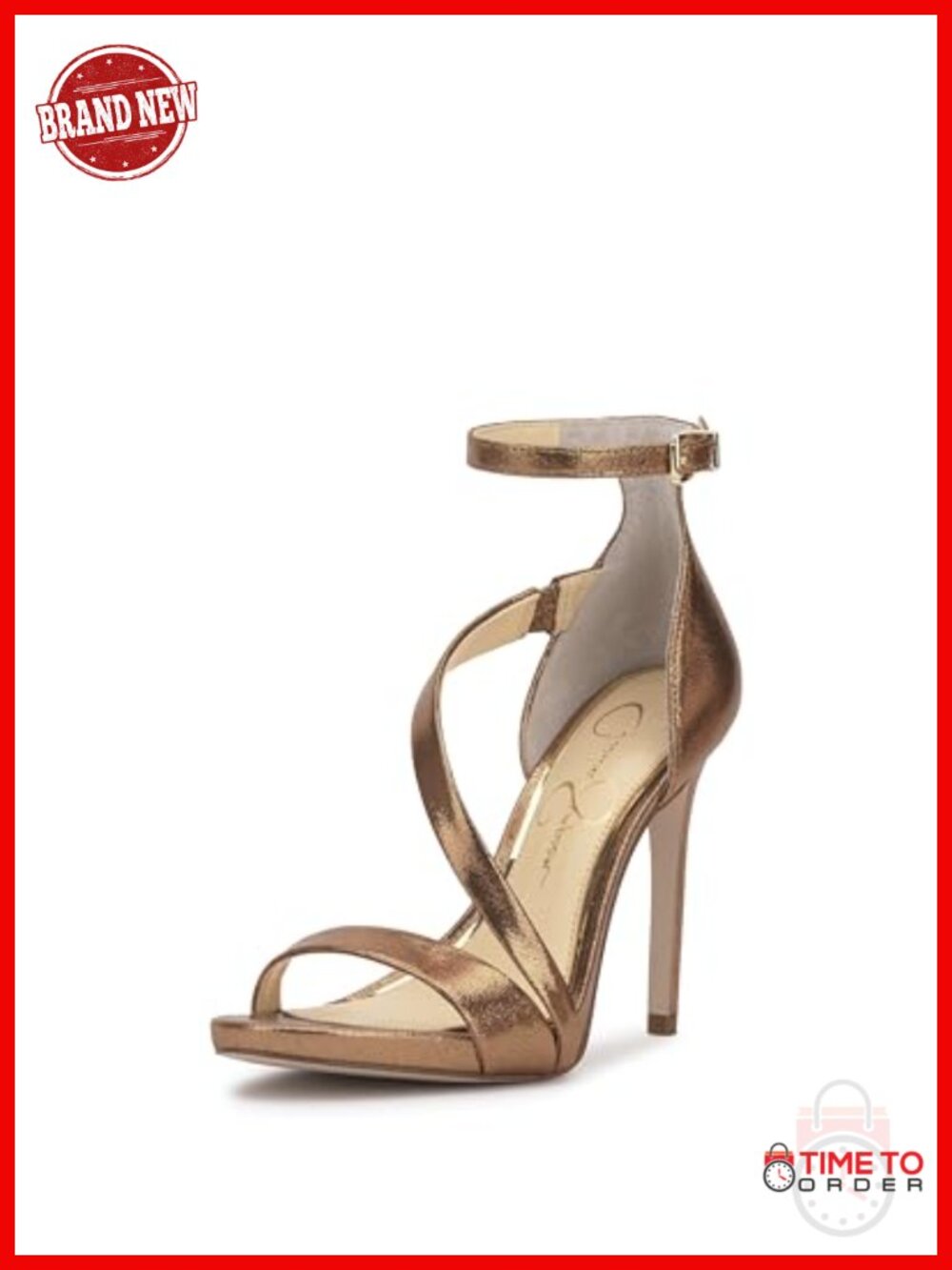 Women's Rayli Ankle Strap Heeled Sandal 4.1" Stiletto Heel